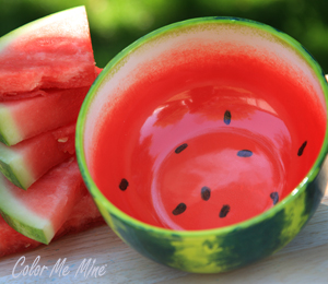 Larchmont Color Me Mine Watermelon Bowl