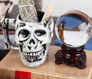 Larchmont Color Me Mine Antiqued Skull Mug