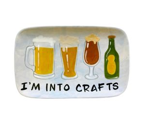 Larchmont Color Me Mine Craft Beer Plate