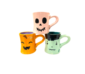 Larchmont Color Me Mine Halloween Mini Mugs