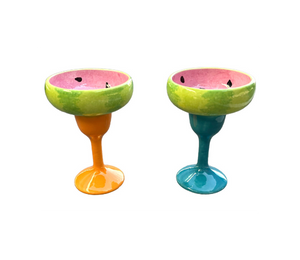 Larchmont Color Me Mine Margarita Glasses