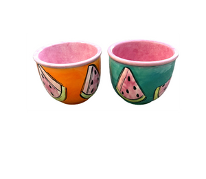 Larchmont Color Me Mine Melon Bowls
