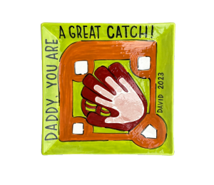 Larchmont Color Me Mine Handprint Baseball