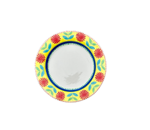 Larchmont Color Me Mine Floral Charger Plate