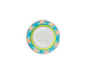 Larchmont Color Me Mine Floral Salad Plate