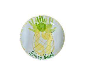 Larchmont Color Me Mine Pineapple Plate