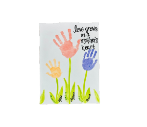 Larchmont Color Me Mine Mother's Garden Platter